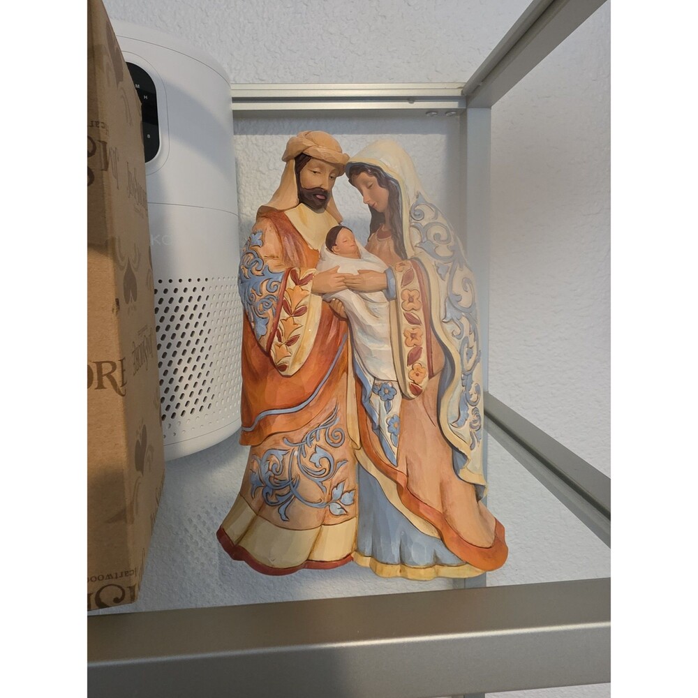 NIB Blessed Be This Holy Three" Jim Shore Heartwood Creek Christmas Figurine (Mo